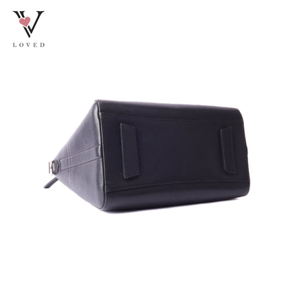 Antigona small bag in black calfskin leather