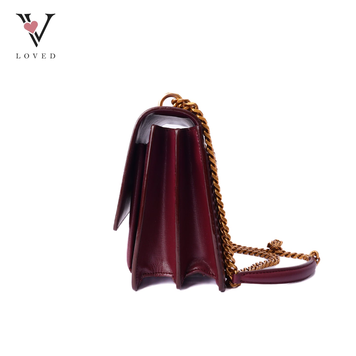 Sunset In Burgundy Calfskin Leather