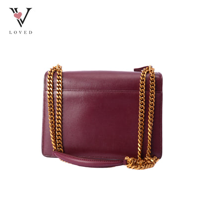 Sunset In Burgundy Calfskin Leather