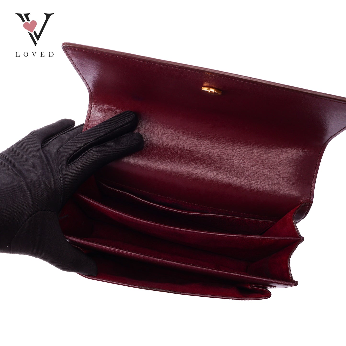 Sunset In Burgundy Calfskin Leather