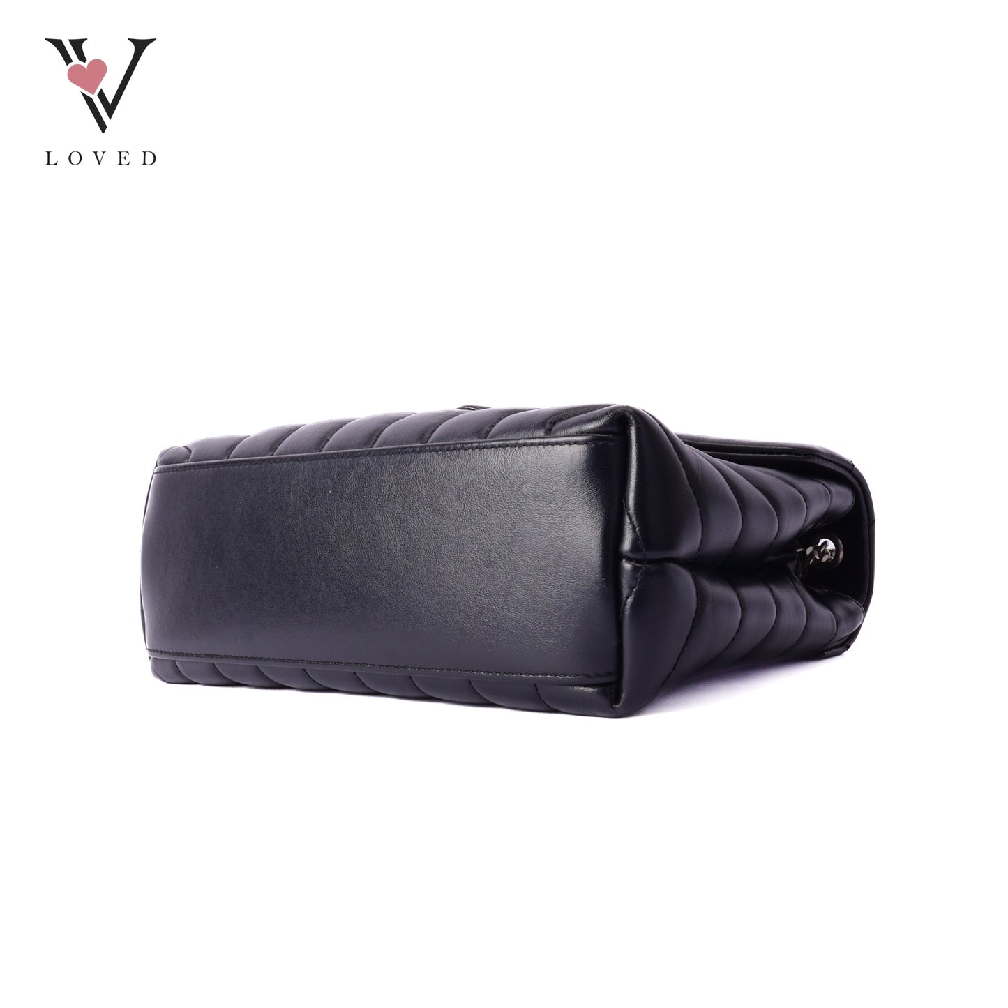YSL Loulou in Black Calfskin and Y Quilted Monogram
