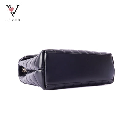 YSL Loulou in Black Calfskin and Y Quilted Monogram