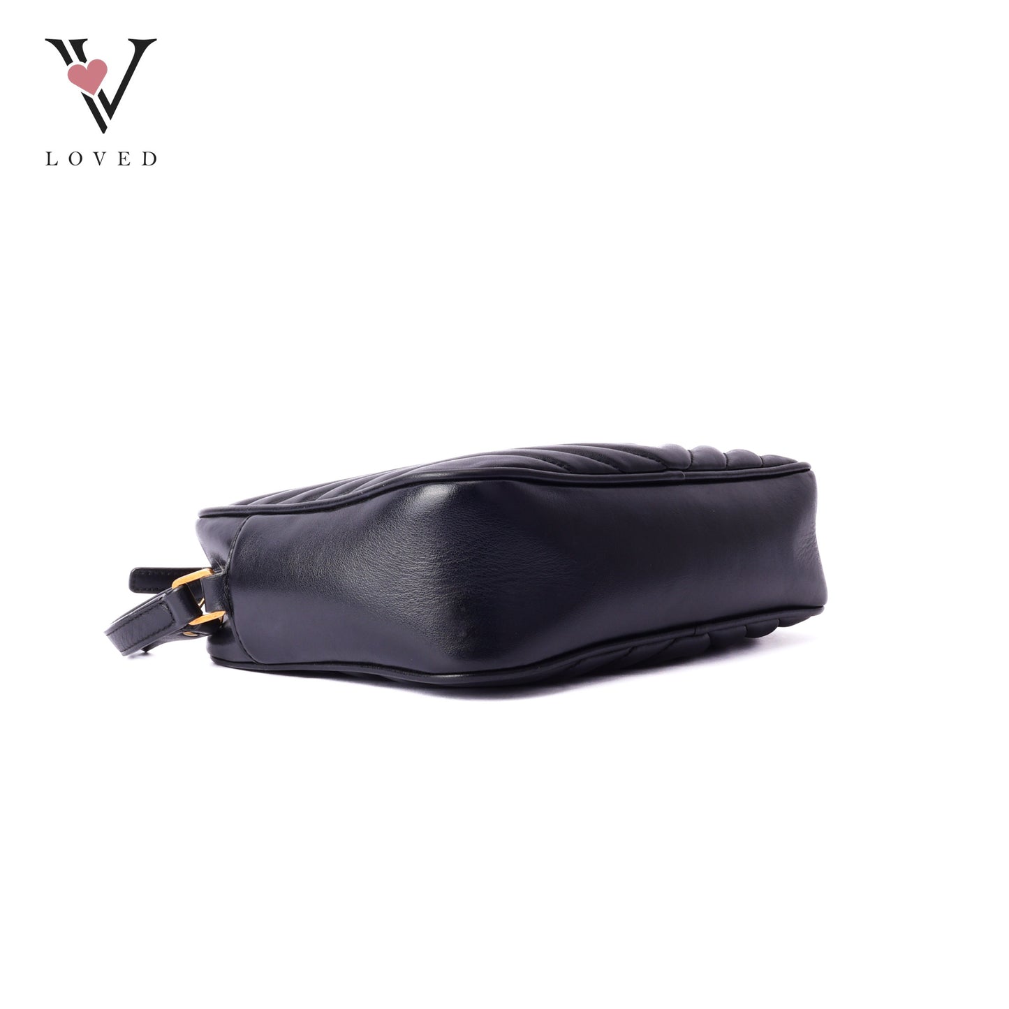 Lou Camera Bag In Black Quilted Leather