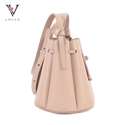 Numero Huit in Taupe Calfskin leather