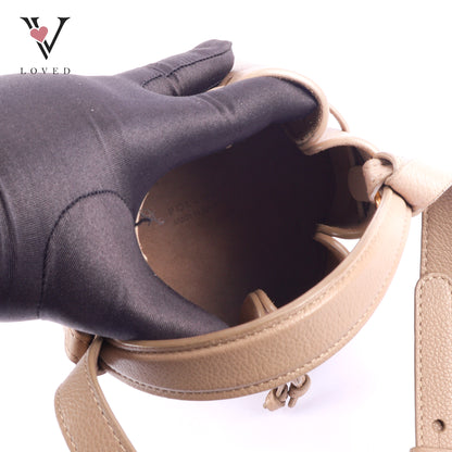 Numero Huit in Taupe Calfskin leather