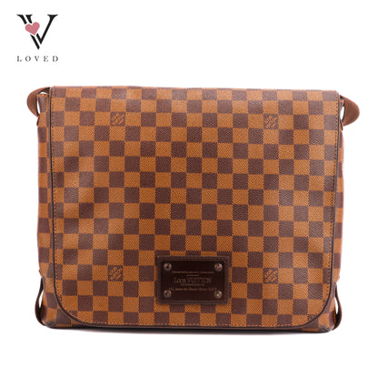 Louis Vuitton Brooklyn Messenger Bag in Damier Ebene