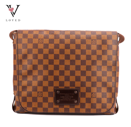 Louis Vuitton Brooklyn Messenger Bag in Damier Ebene