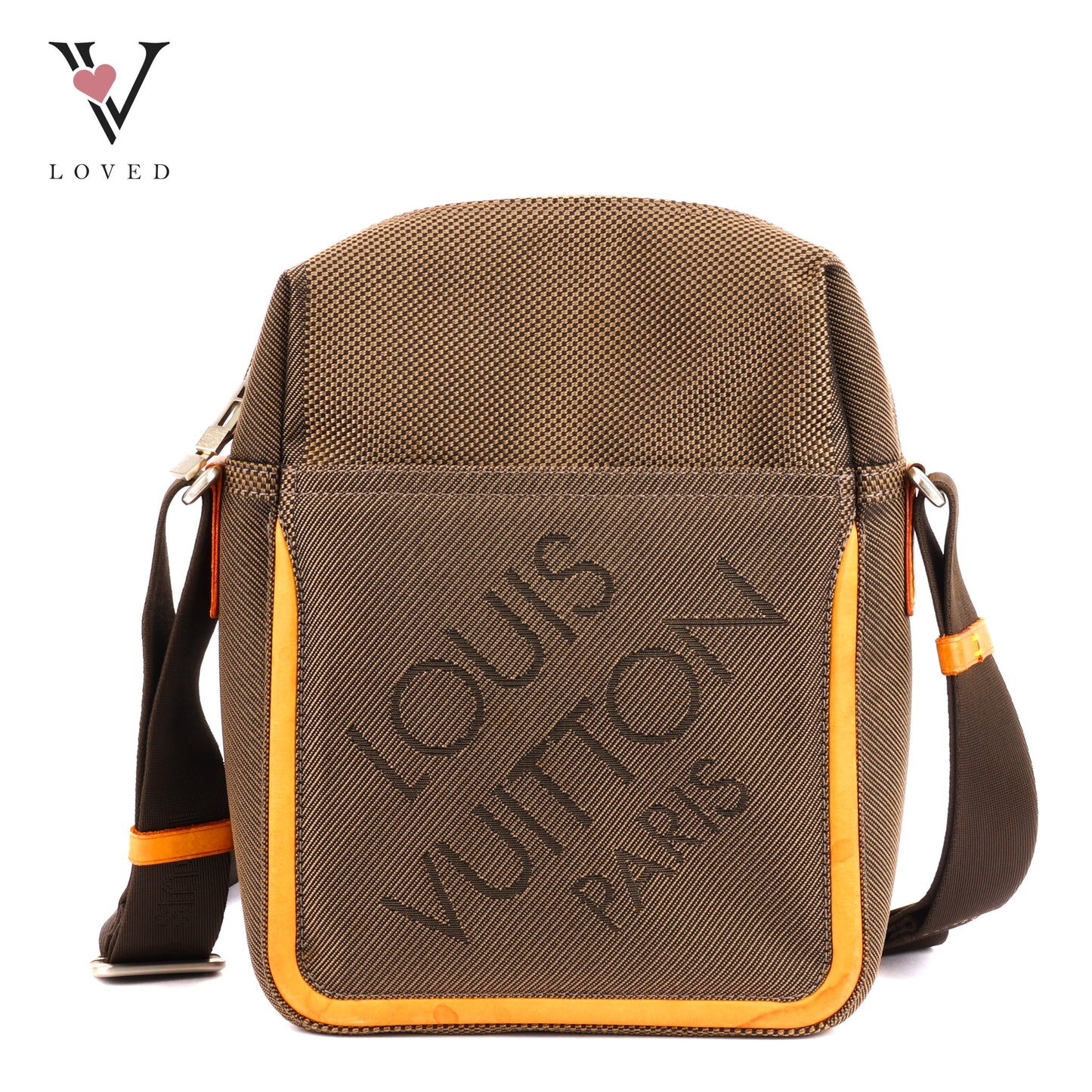Louis Vuitton Terre Damier Geant Citadin PM Messenger Bag