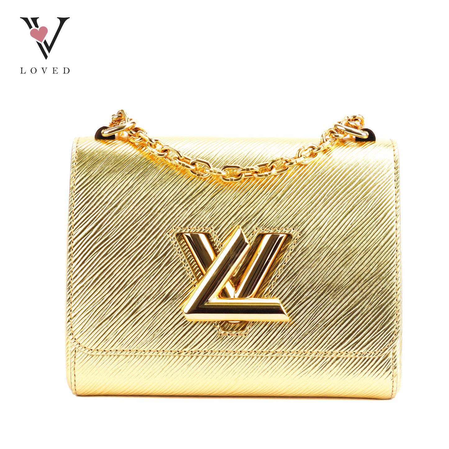 Louis Vuitton Twist PM in Gold Epi Leather