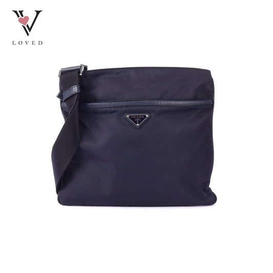 Re-Nylon Crossbody Bag in Saffiano Leather and Nylon