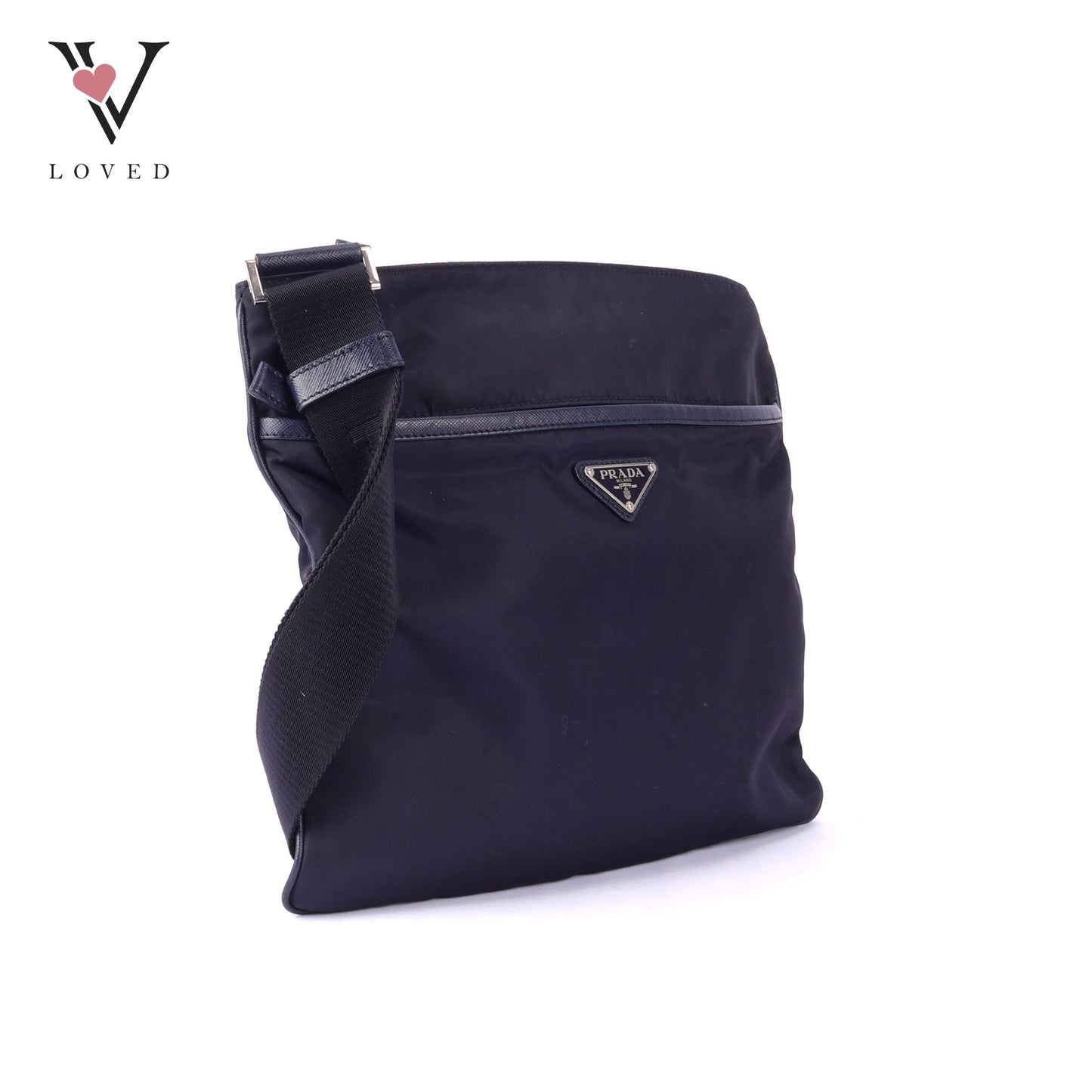 Re-Nylon Crossbody Bag in Saffiano Leather and Nylon