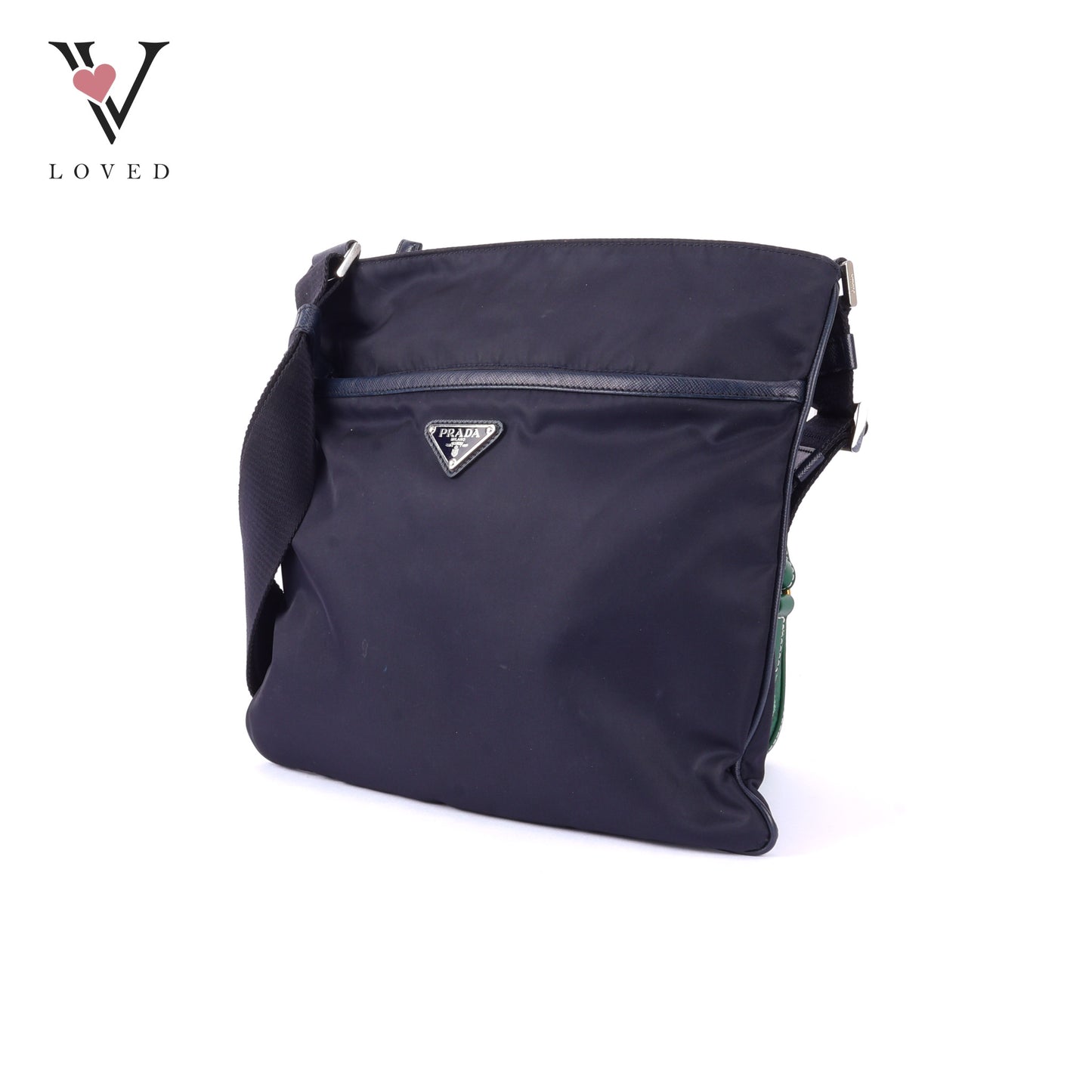 Re-Nylon Crossbody Bag in Saffiano Leather and Nylon