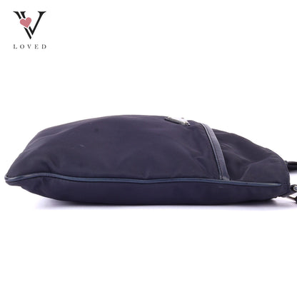 Re-Nylon Crossbody Bag in Saffiano Leather and Nylon