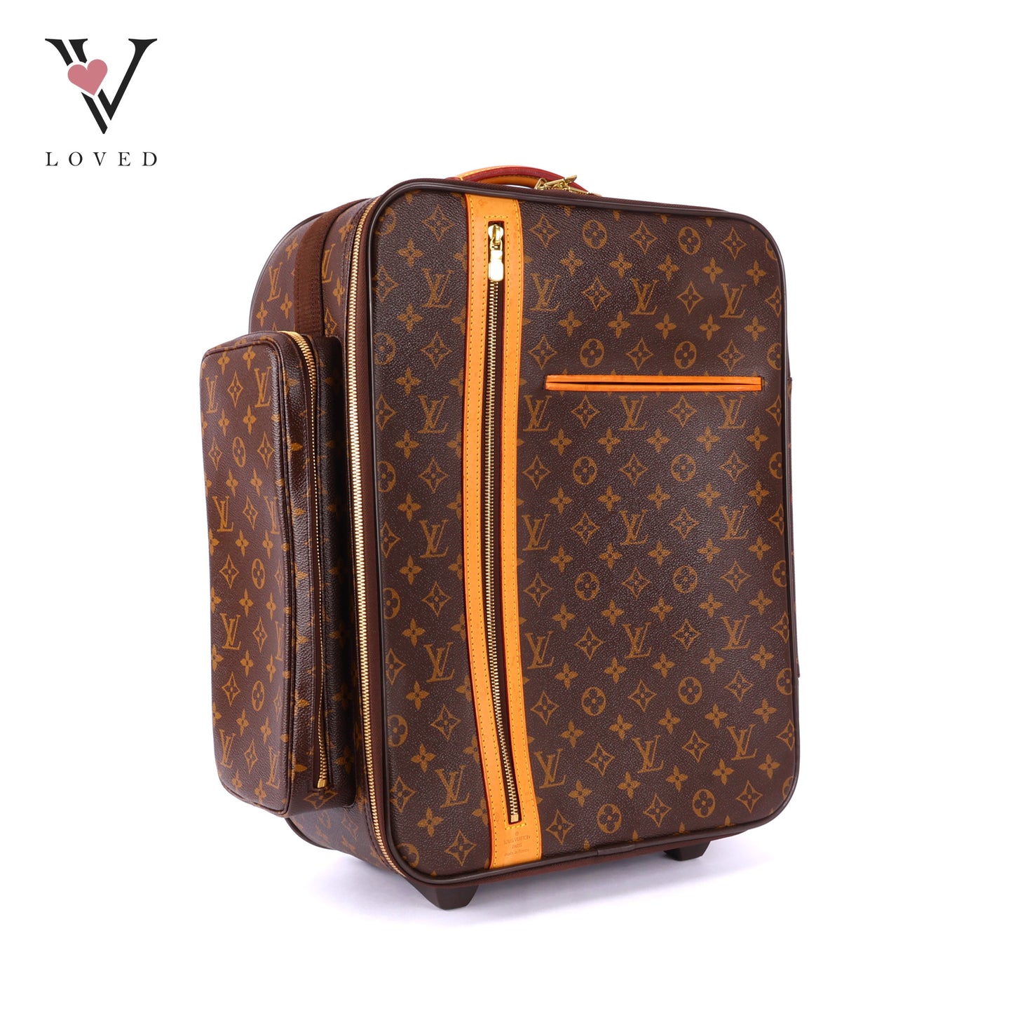 Louis Vuitton	Bosphore Trolley Rolling Luggage in Monogram Canvas