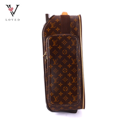 Louis Vuitton	Bosphore Trolley Rolling Luggage in Monogram Canvas