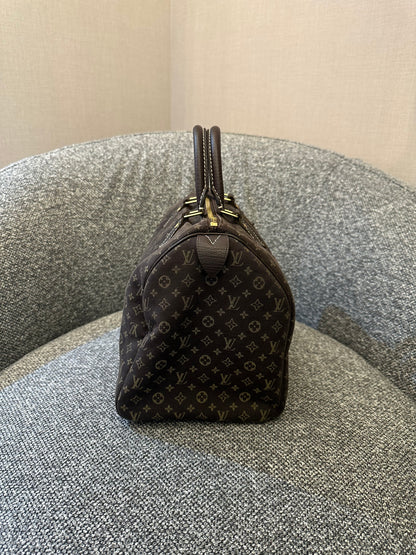 LV Monogram Mini Lin Canvas Speedy 30 Handbag