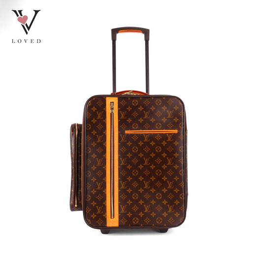 Louis Vuitton Bosphore Trolley Rolling Luggage in Monogram Canvas
