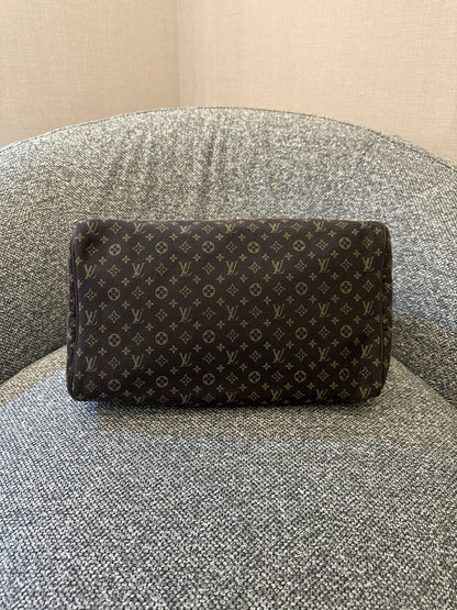 LV Monogram Mini Lin Canvas Speedy 30 Handbag