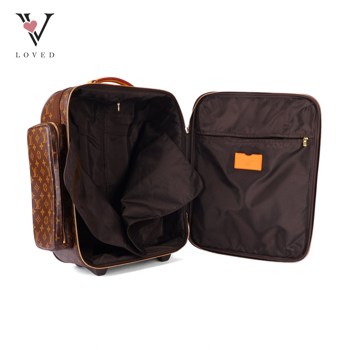 Louis Vuitton	Bosphore Trolley Rolling Luggage in Monogram Canvas