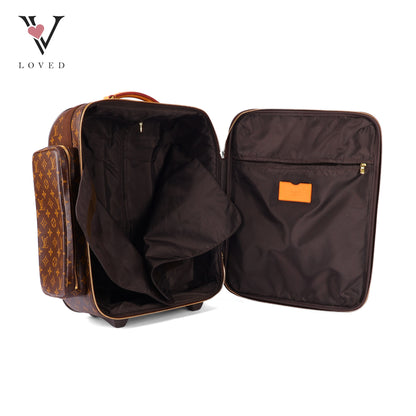 Louis Vuitton	Bosphore Trolley Rolling Luggage in Monogram Canvas