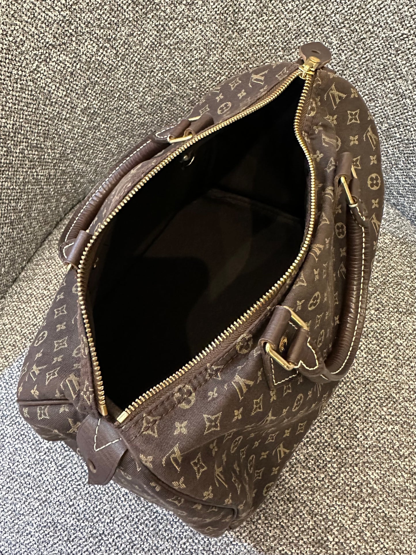 LV Monogram Mini Lin Canvas Speedy 30 Handbag