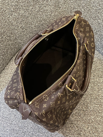 LV Monogram Mini Lin Canvas Speedy 30 Handbag