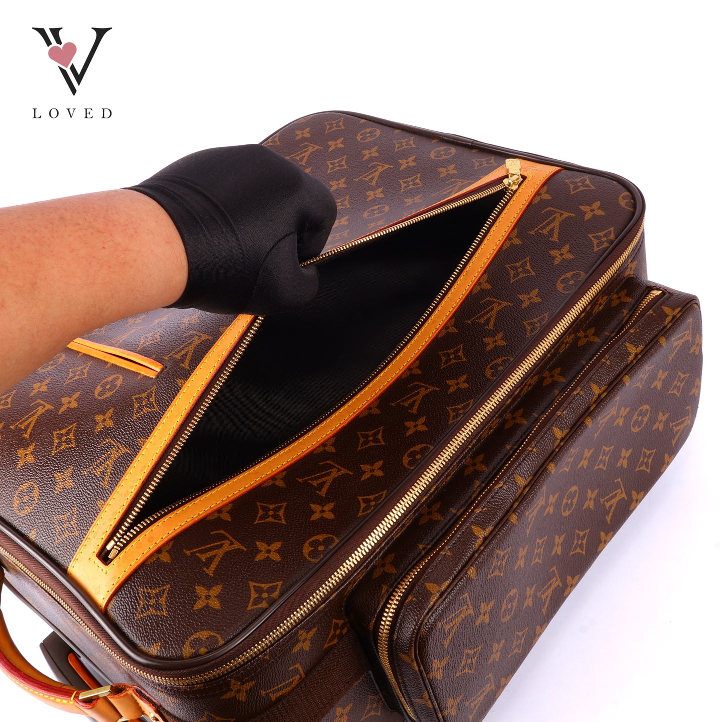 Louis Vuitton Bosphore Trolley Rolling Luggage in Monogram Canvas