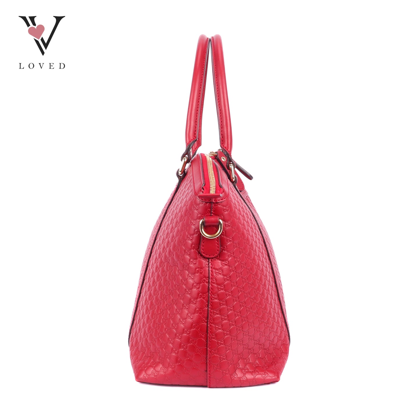Gucci Dome in Rosso Guccisima Leather
