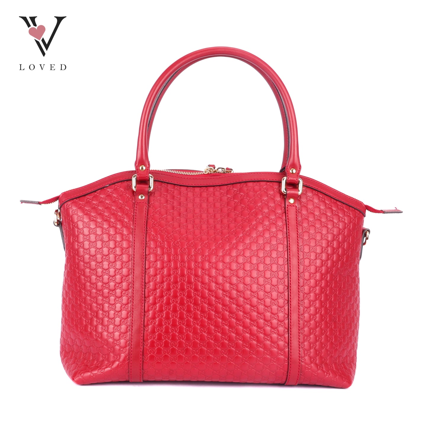 Gucci Dome in Rosso Guccisima Leather