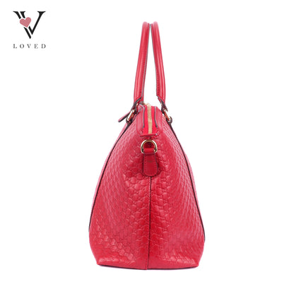 Gucci Dome in Rosso Guccisima Leather