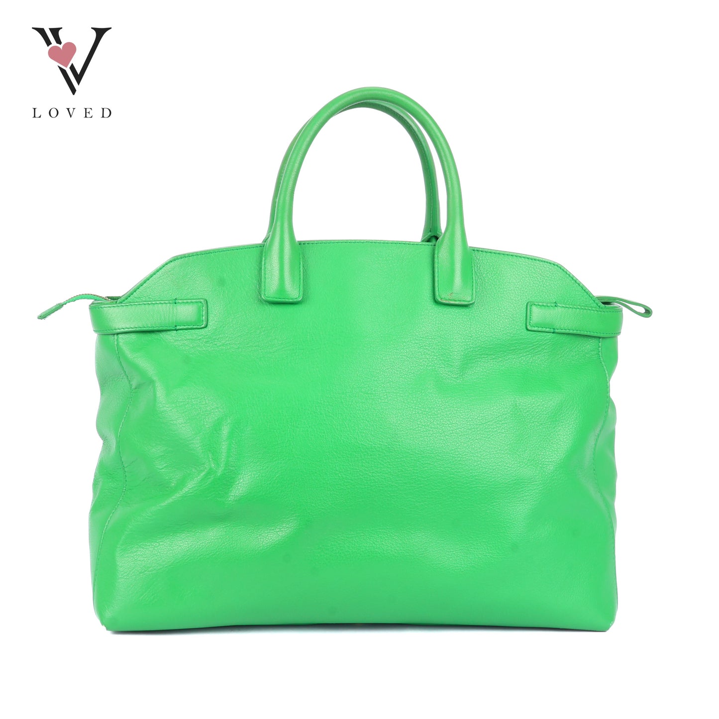 Furla Alice Handbag in Green Leather