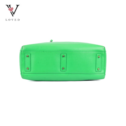 Furla Alice Handbag in Green Leather