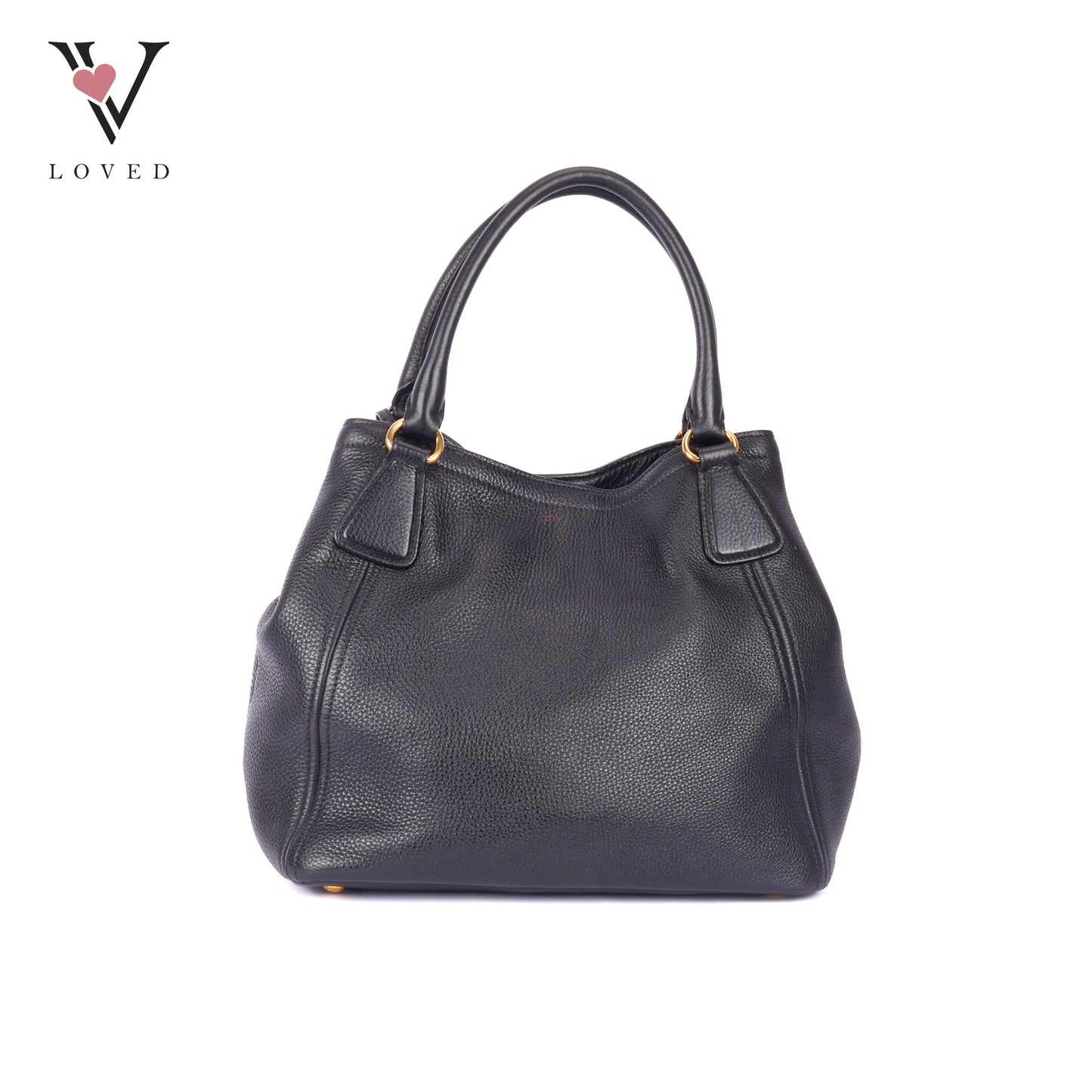 Prada Sacca 2 Mancini in Vitello Daino Two-way Bag