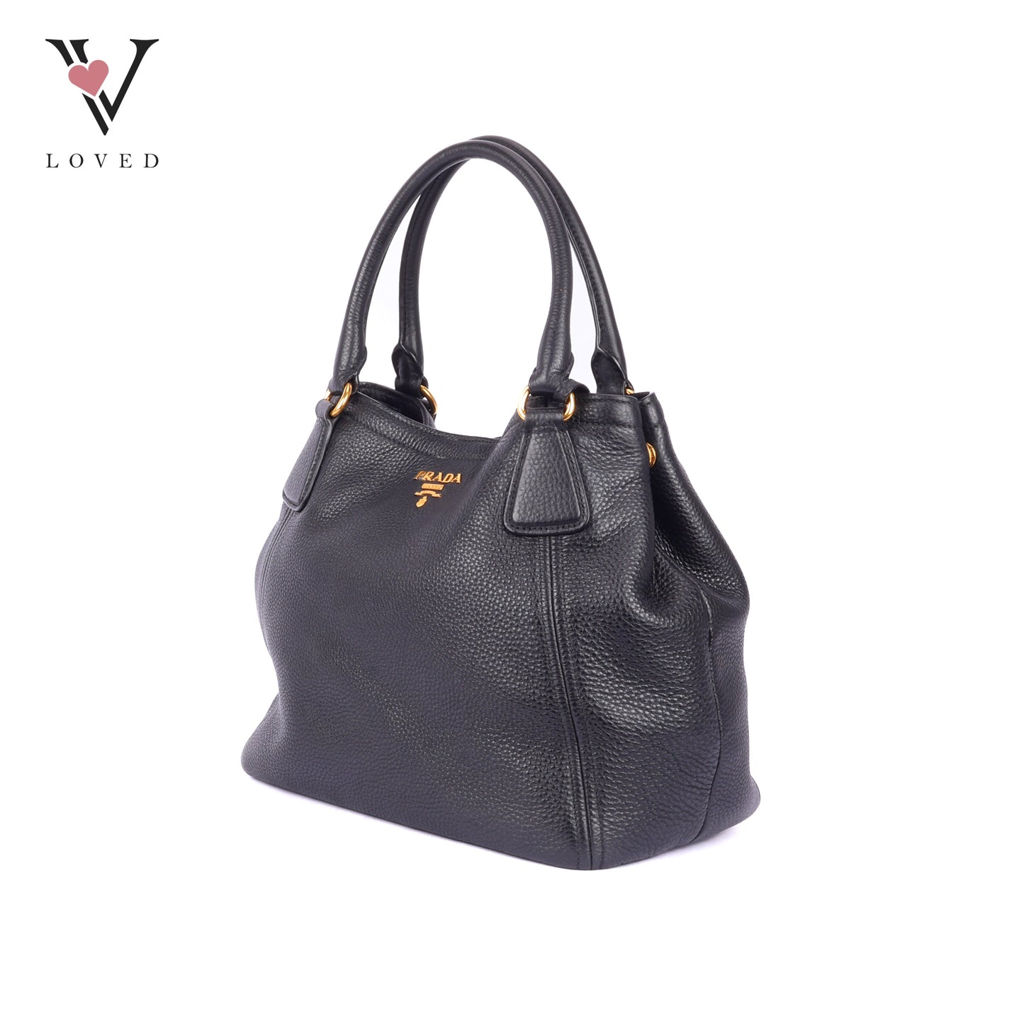 Prada Sacca 2 Mancini in Vitello Daino Two-way Bag