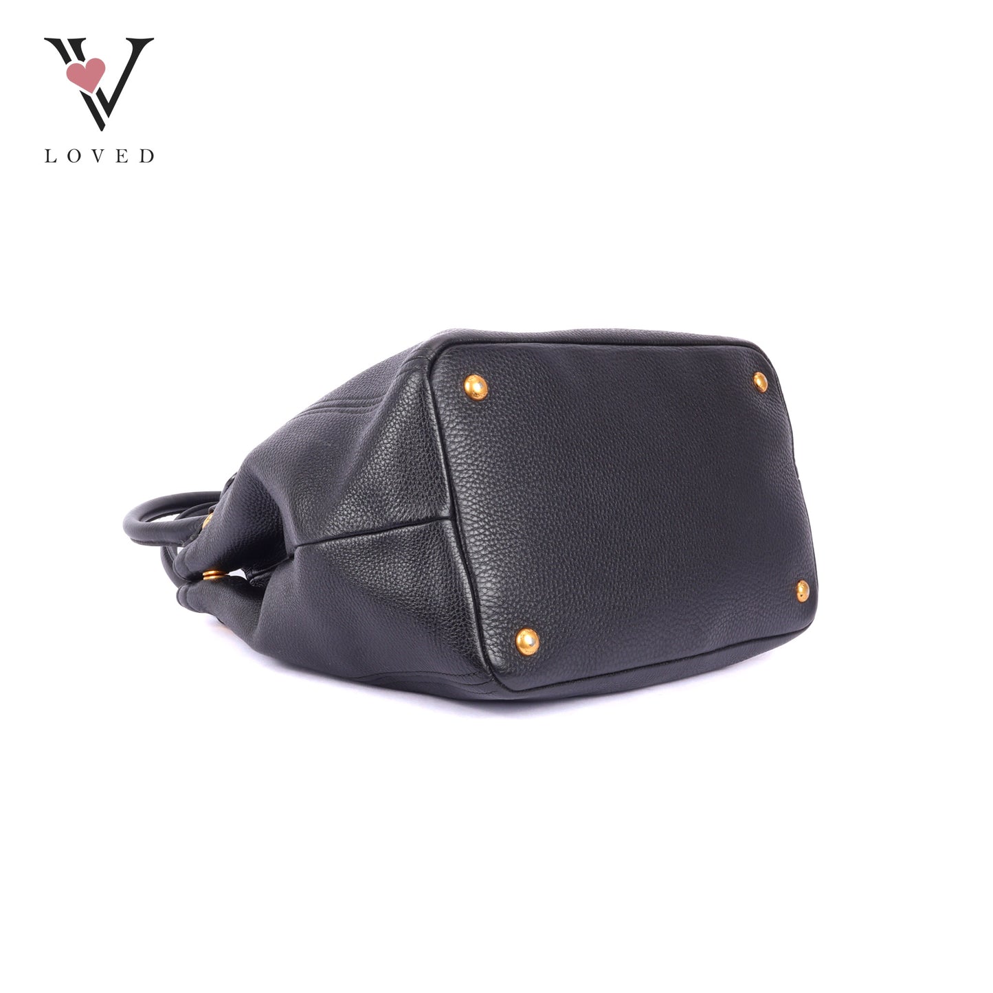 Prada Sacca 2 Mancini in Vitello Daino Two-way Bag