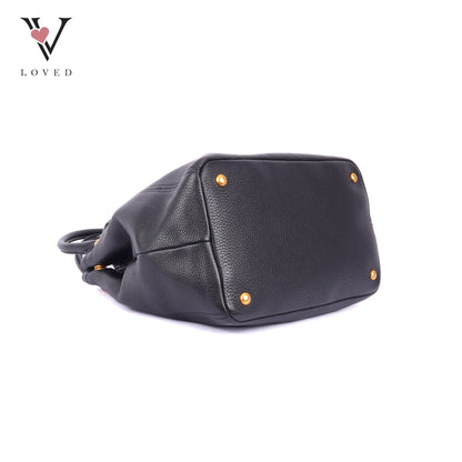 Prada Sacca 2 Mancini in Vitello Daino Two-way Bag