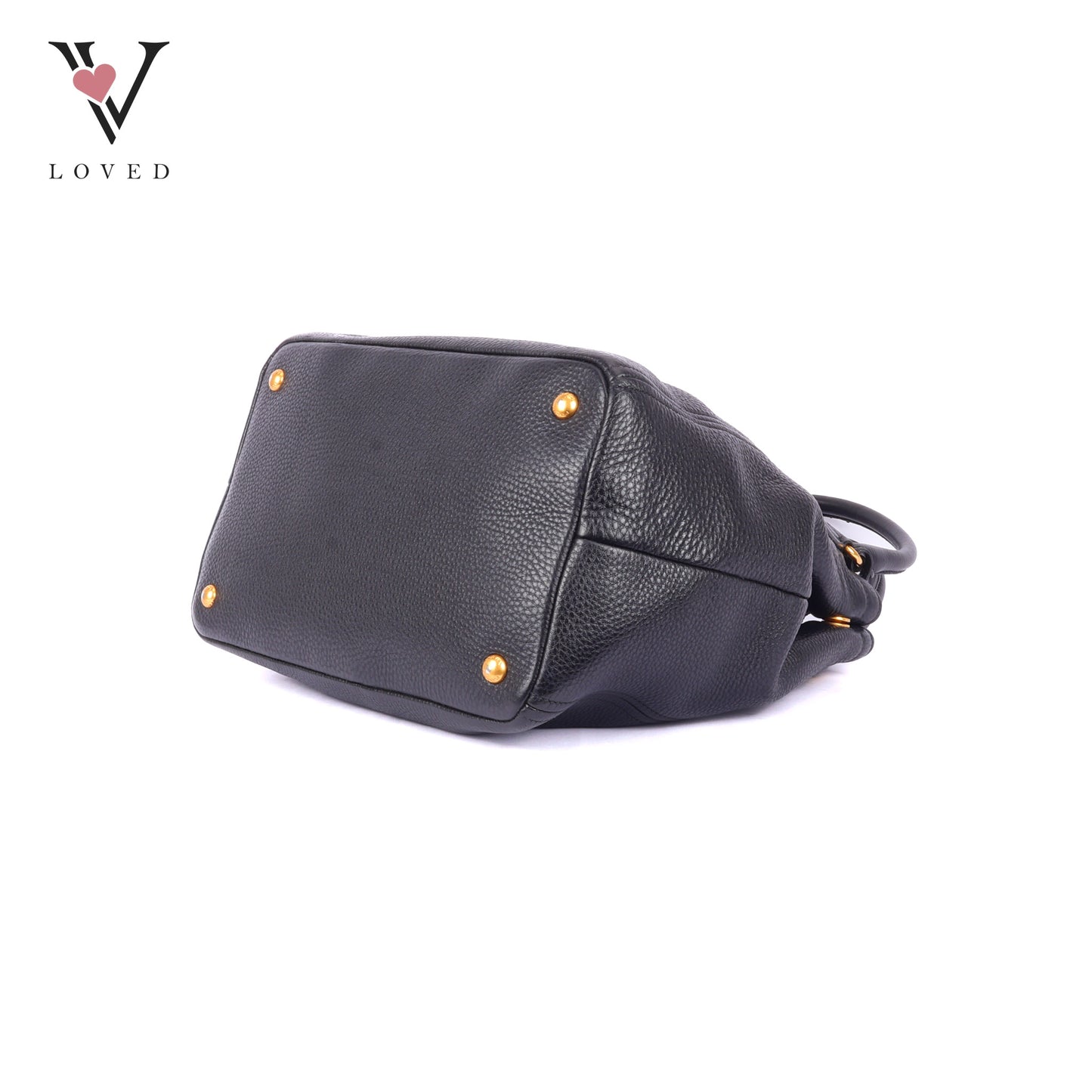 Prada Sacca 2 Mancini in Vitello Daino Two-way Bag