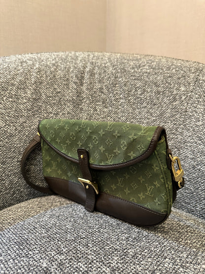 Louis Vuitton Mini Lin Marjorie Bag in Khaki Green Monogram Canvas