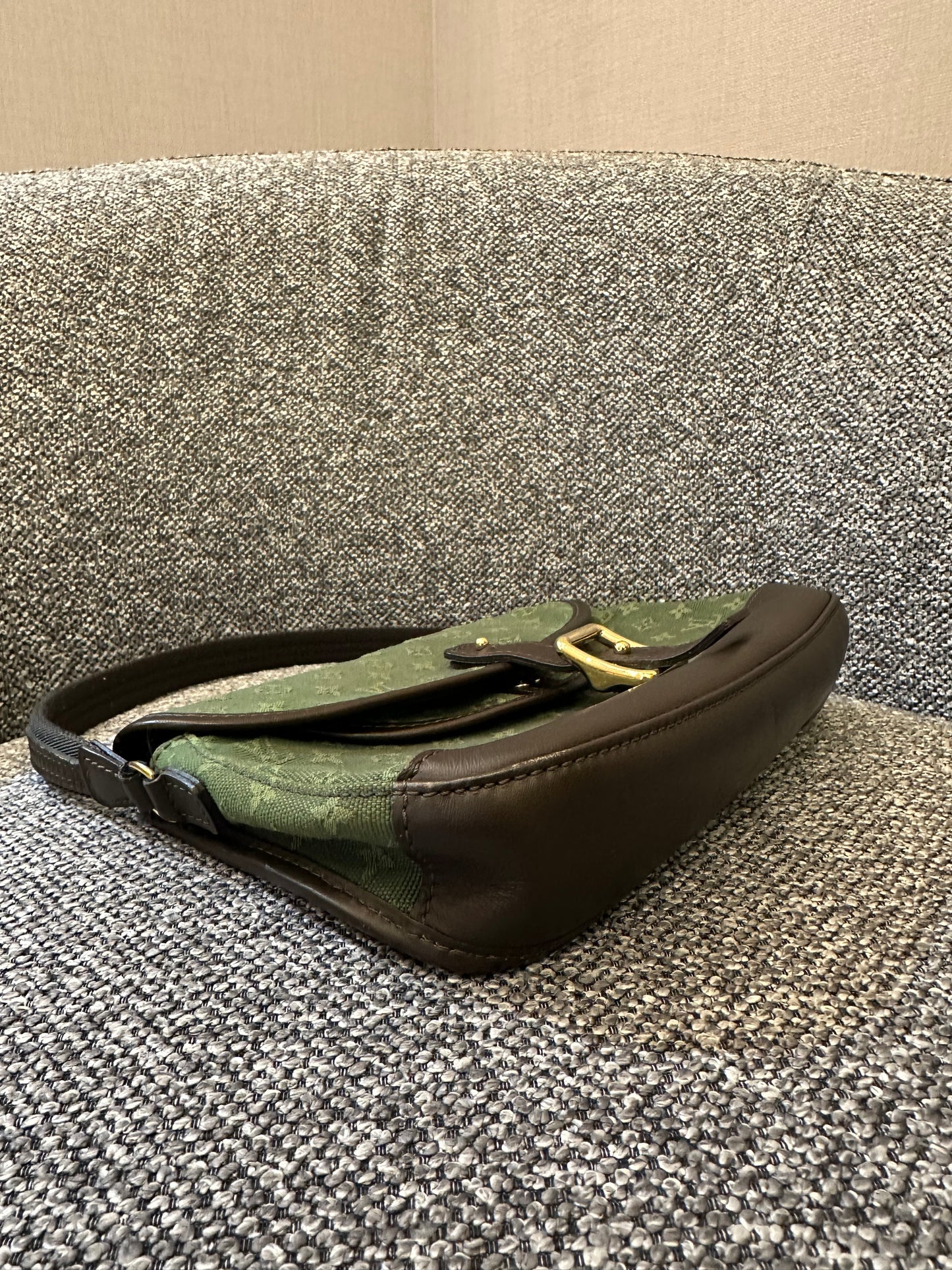 Louis Vuitton Mini Lin Marjorie Bag in Khaki Green Monogram Canvas