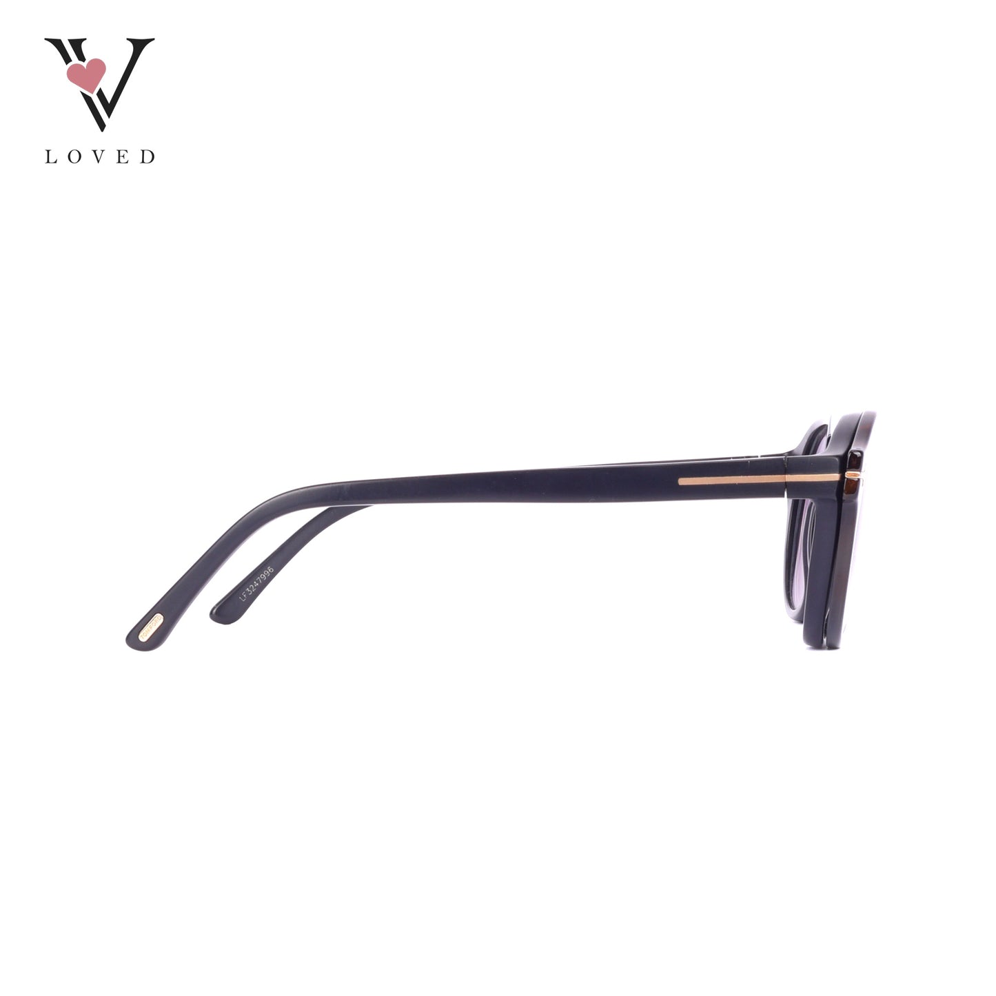 Tom Ford FT5824-B Optical Glasses with Magnetic Clip-on
