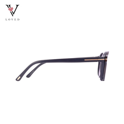 Tom Ford FT5824-B Optical Glasses with Magnetic Clip-on