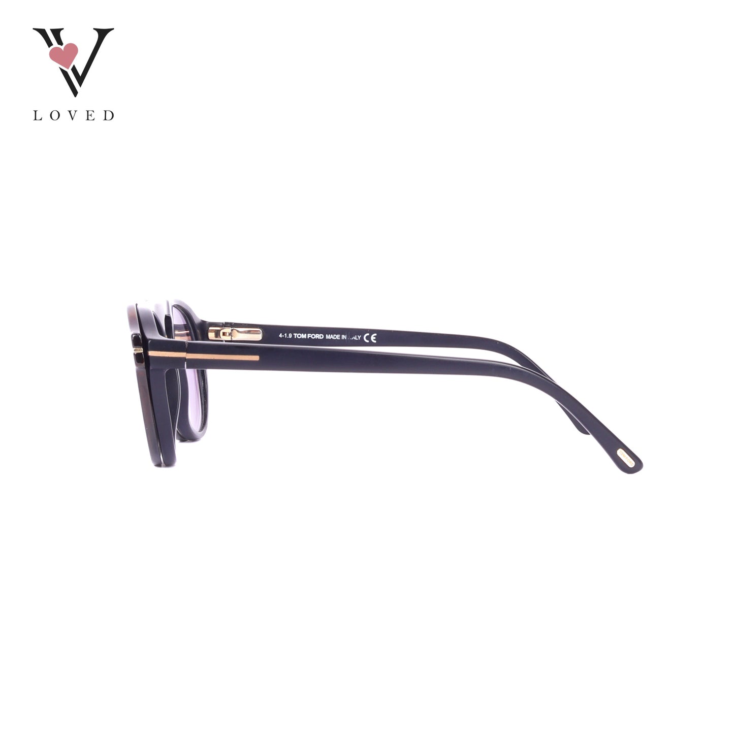 Tom Ford FT5824-B Optical Glasses with Magnetic Clip-on