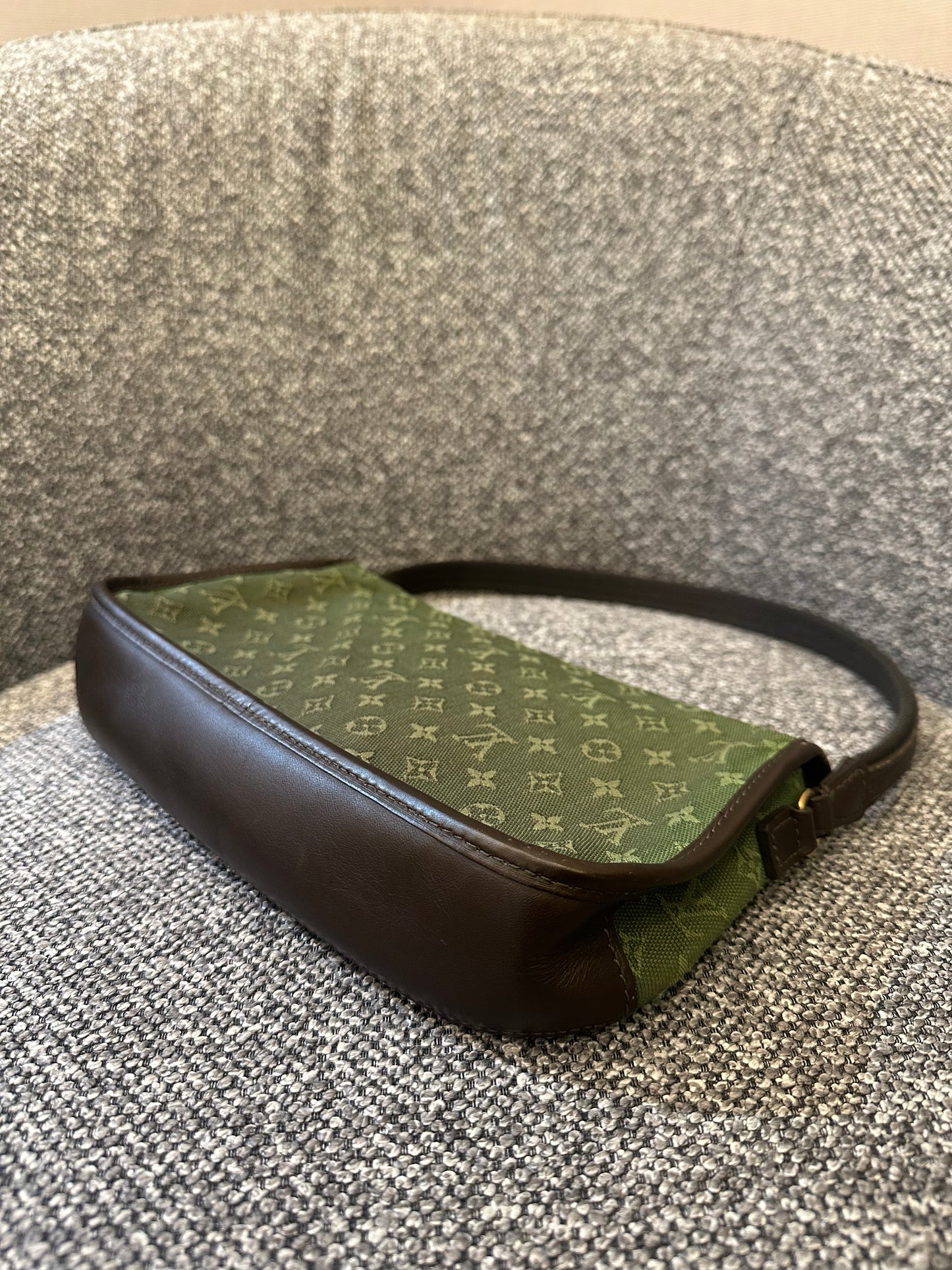 Louis Vuitton Mini Lin Marjorie Bag in Khaki Green Monogram Canvas