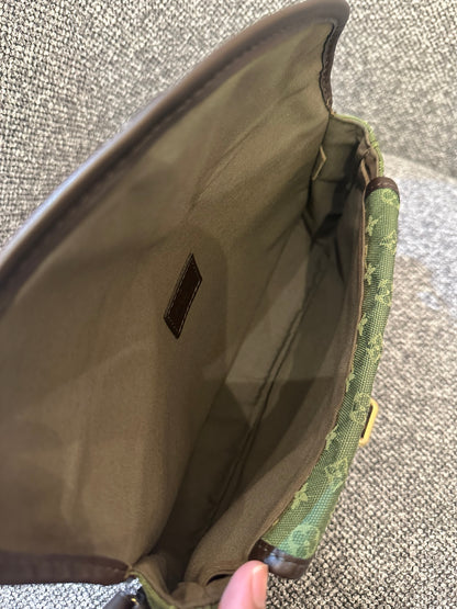 Louis Vuitton Mini Lin Marjorie Bag in Khaki Green Monogram Canvas