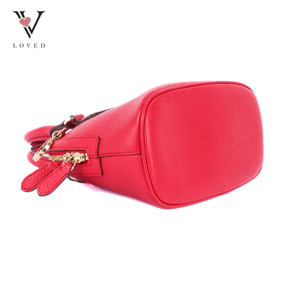 Gucci Mini Leather GG Charm Dome Satchel