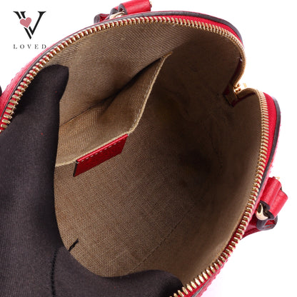 Gucci Mini Leather GG Charm Dome Satchel