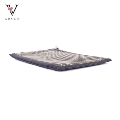 YSL	Studded Clutch Bag in Black Leather