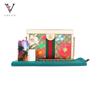 Gucci Ophidia GG Supreme Flora Shoulder Bag