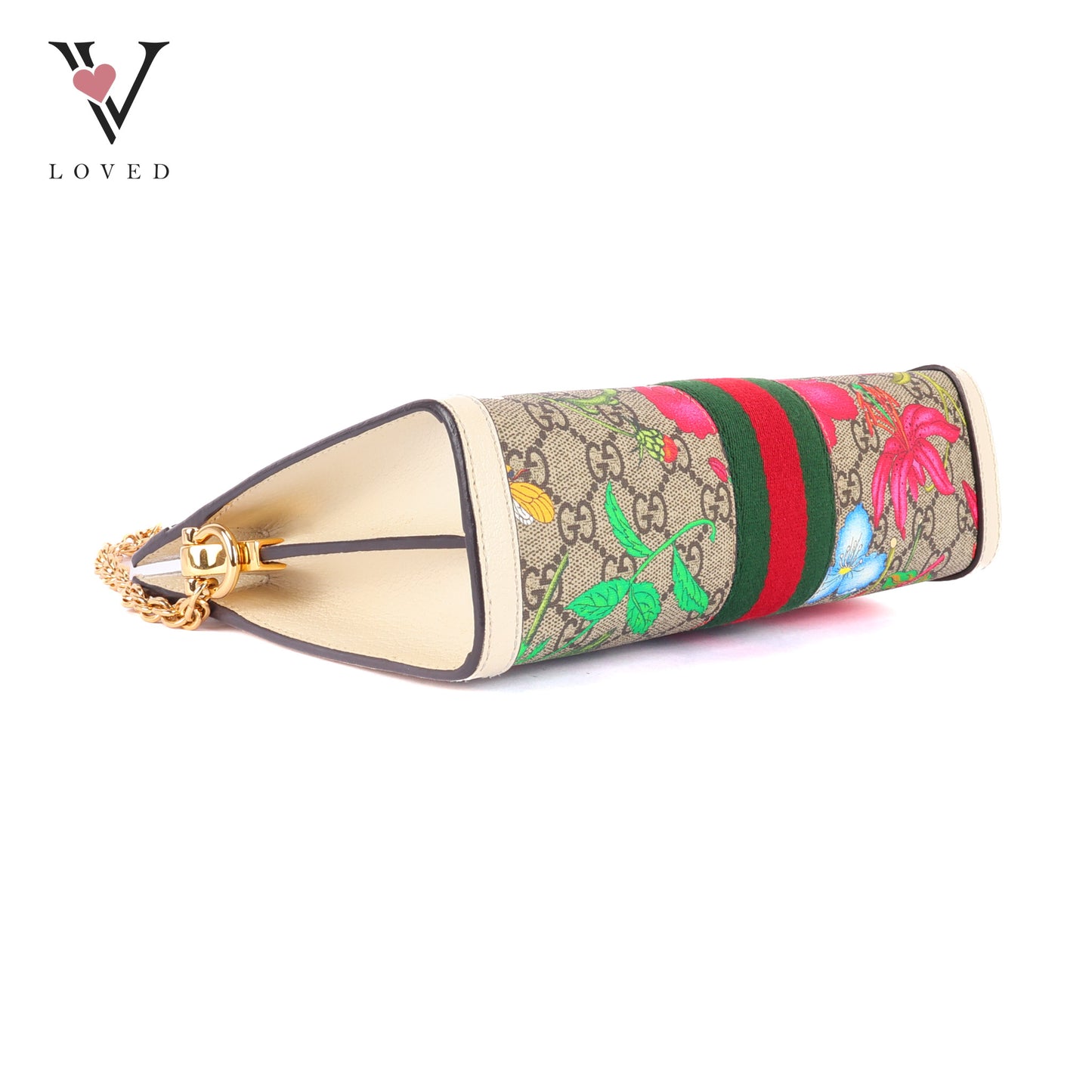 Gucci Ophidia GG Supreme Flora Shoulder Bag