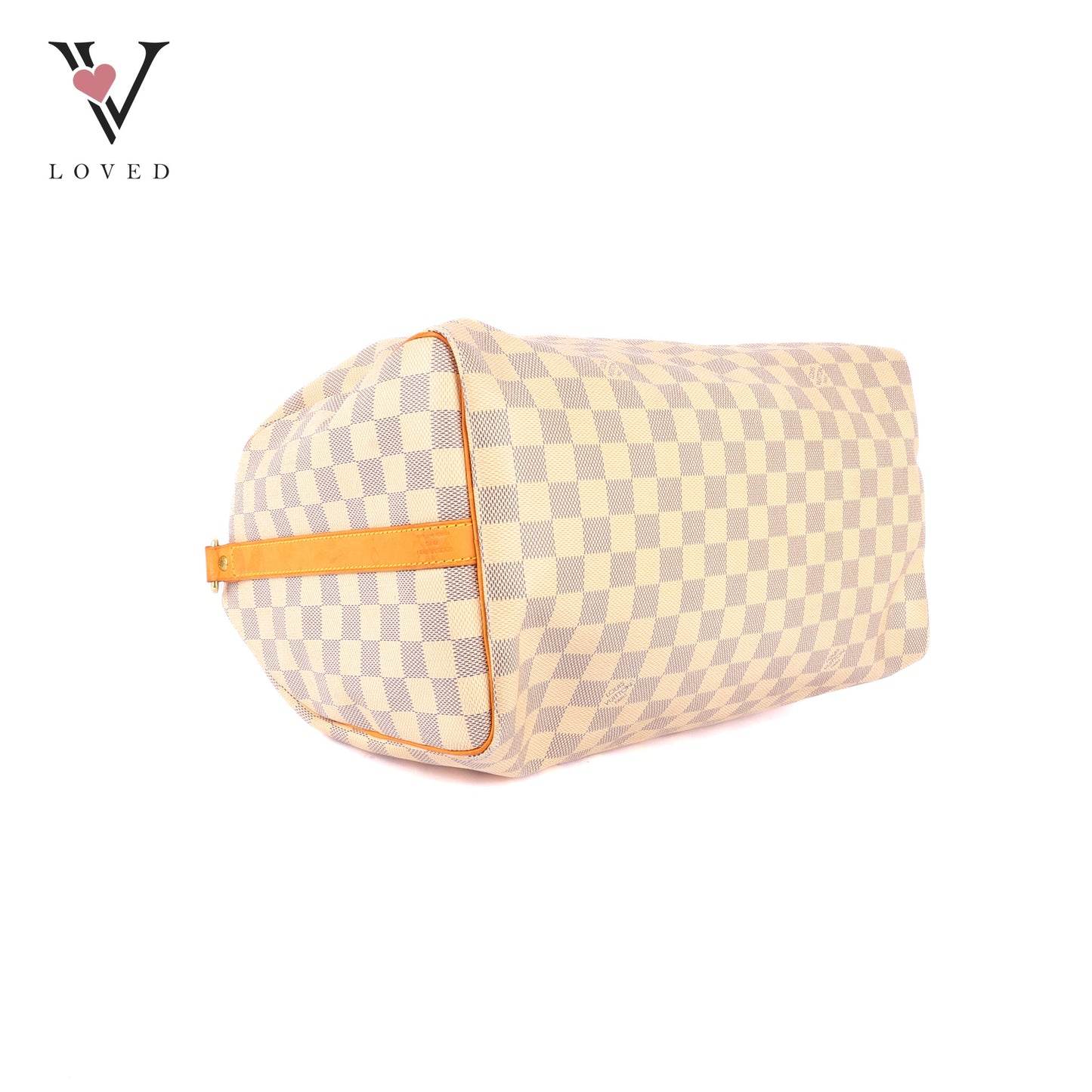 Louis Vuitton	Speedy 35 Bandolier in Damier Azur